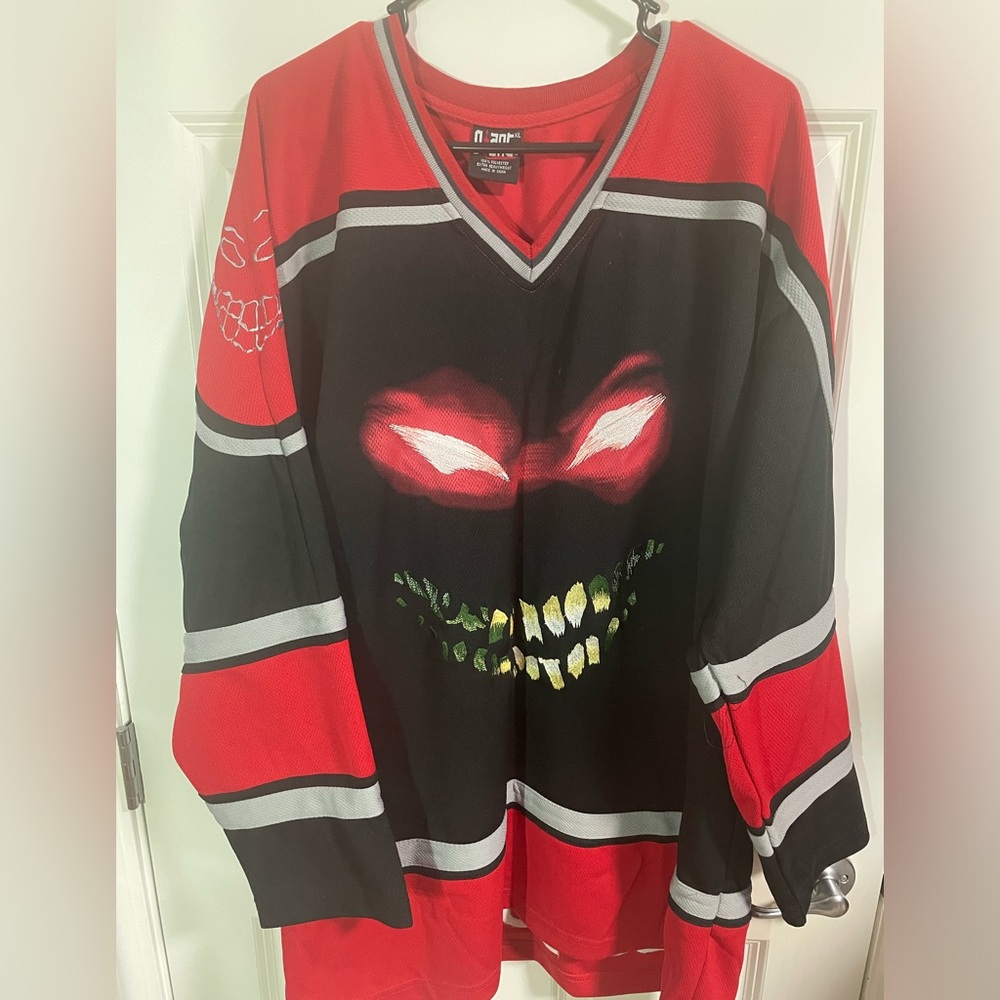 Vintage disturbed band hockey jersey